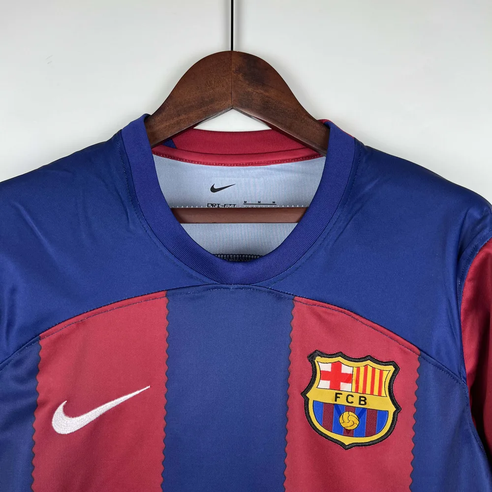 2023/2024 Manga Larga Barcelona Local Calidad Tailandesa
