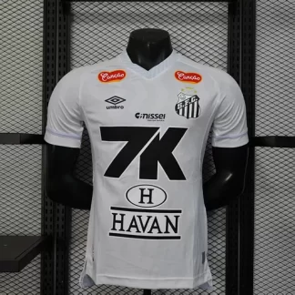 2025/2026 Versión Jugador Santos Camiseta de Fútbol Edición Especial Blanca Calidad Tailandesa