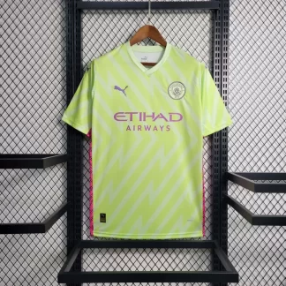 Camiseta de Fútbol Portero Verde Fluorescente 2023/2024 Manchester City Calidad Thai