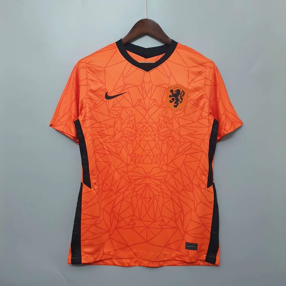 Camiseta de Fútbol Países Bajos Roja Local 2020