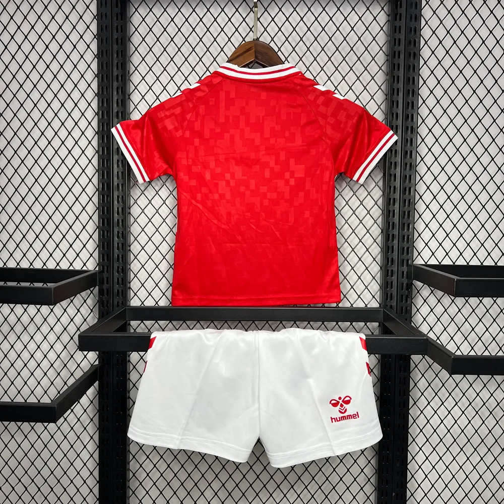 2024-2025 Camiseta Local Selección Dinamarca Calidad Tailandesa Talla Infantil
