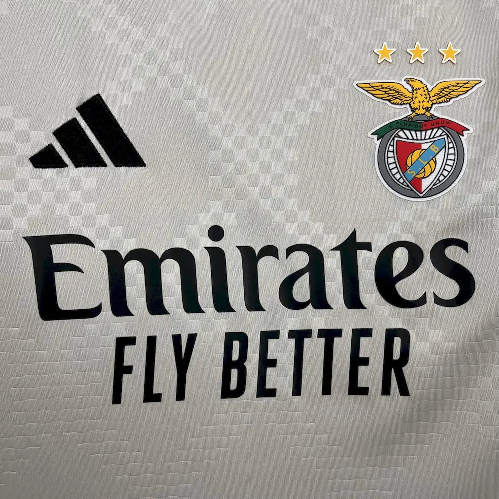 2025/2026 Benfica Visitante Camiseta de Fútbol Calidad Tailandesa Talla Infantil