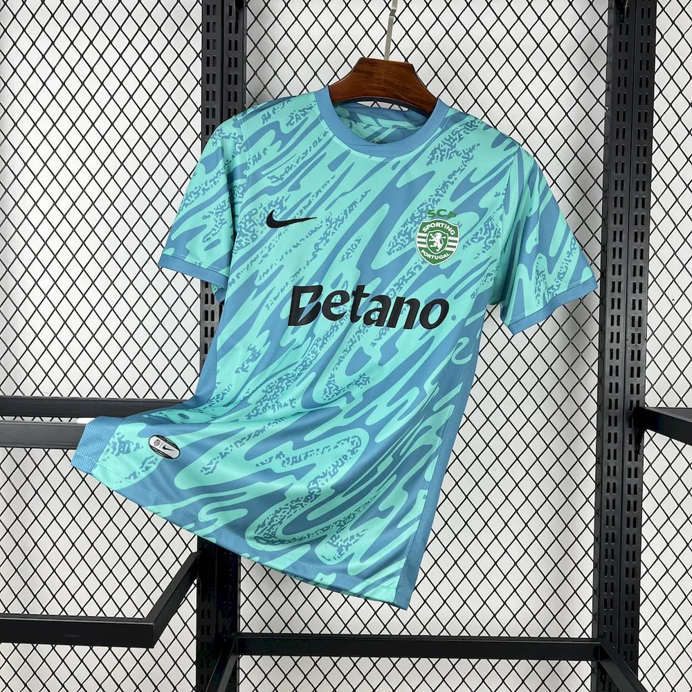 2025/2026 Sporting Lisboa Edición Especial Azul Camiseta de Fútbol Calidad Tailandesa