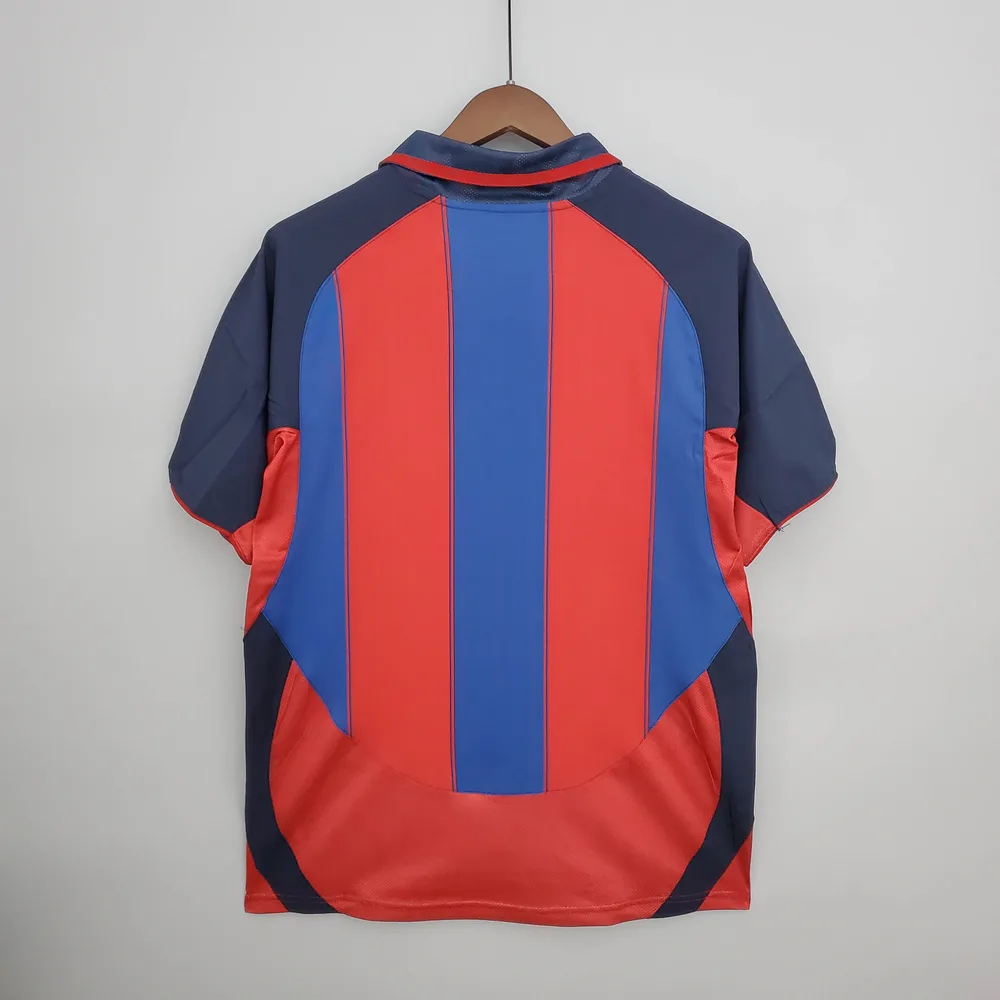 Camiseta de Fútbol Local Retro de Barcelona 2003/2004 Calidad Tailandesa