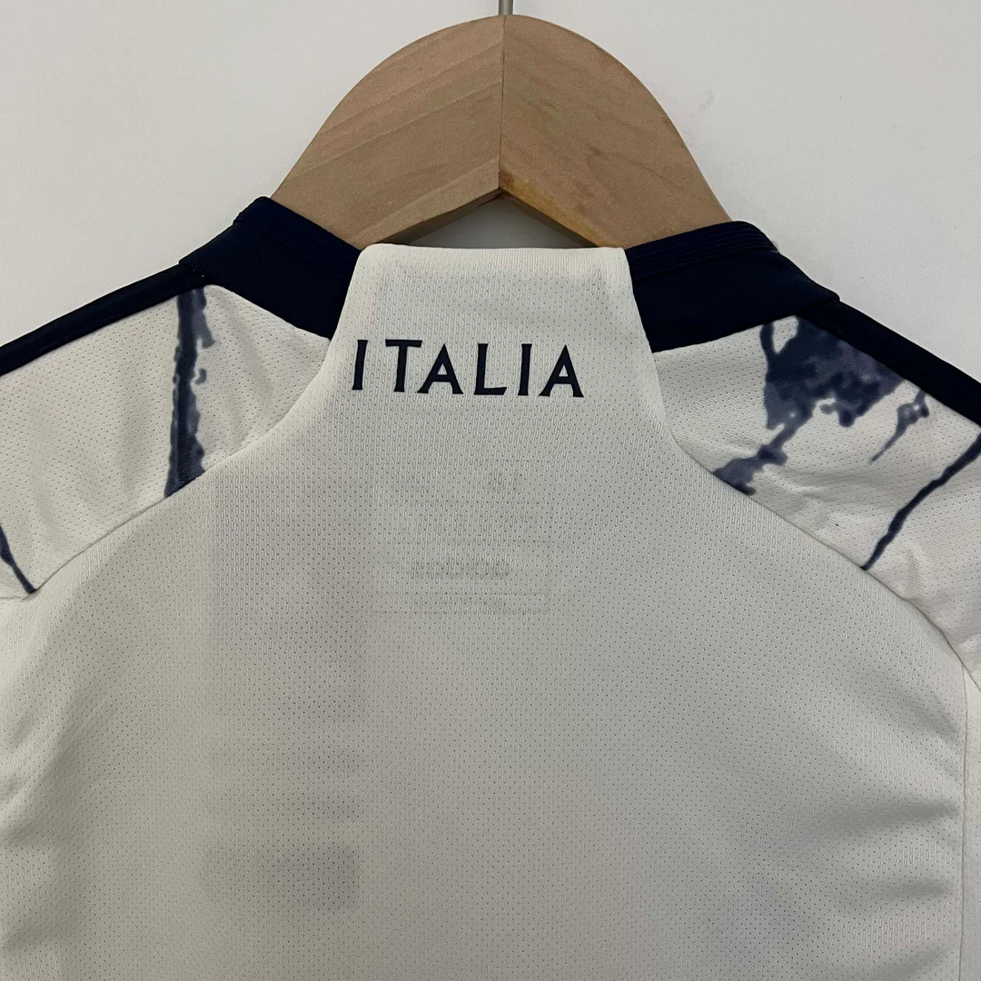 Camiseta de Fútbol Italia Visitante 2023 Talla Infantil