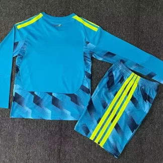 2026 Manga Larga España Selección Nacional Portero Camiseta AAA calidad fan Talla Infantil