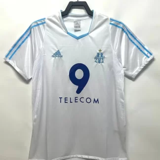 2002-2003 Retro Olympique de Marseille Camiseta Local Fútbol Calidad Tailandesa