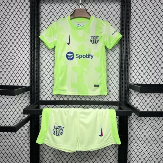 Camiseta de Fútbol Tercera Equipación Visitante 2024/2025 Barcelona Talla Infantil Calidad Thai