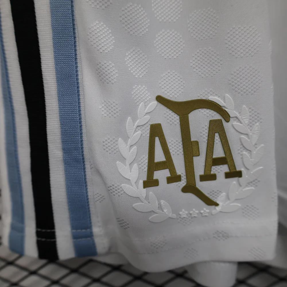 Pantalón corto blanco local de la Selección Argentina 2026 Versión Jugador AAA calidad aficionado