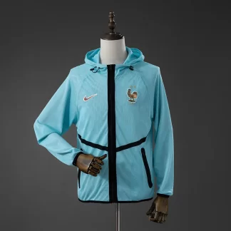 2026 Chaqueta de Himno Hombre de Francia -Azul Claro