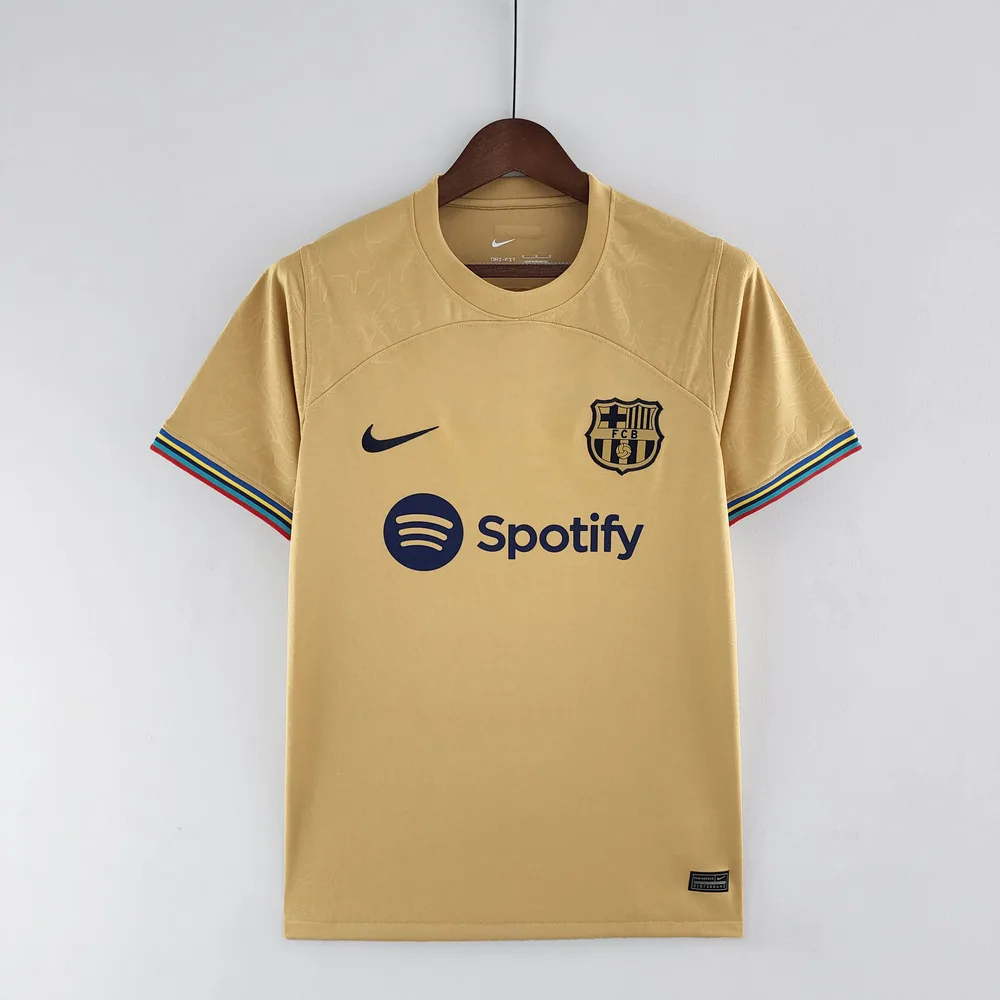 Camiseta de Fútbol Visitante Barcelona 2022/2023 Calidad Tailandesa