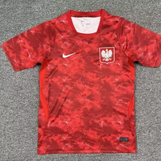 Camiseta de fútbol de visitante de la selección de Polonia 2026 Calidad Tailandesa 1:1