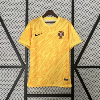 Camiseta de Fútbol Portero Portugal 2024 1:1 Calidad Tailandesa
