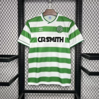 Camiseta de Fútbol Retro Local Celtic 1985/1987 Calidad Tailandesa