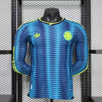 2026 Versión Jugador Manga Larga Camiseta Visitante de la Selección de Colombia 1:1 Calidad Tailandesa