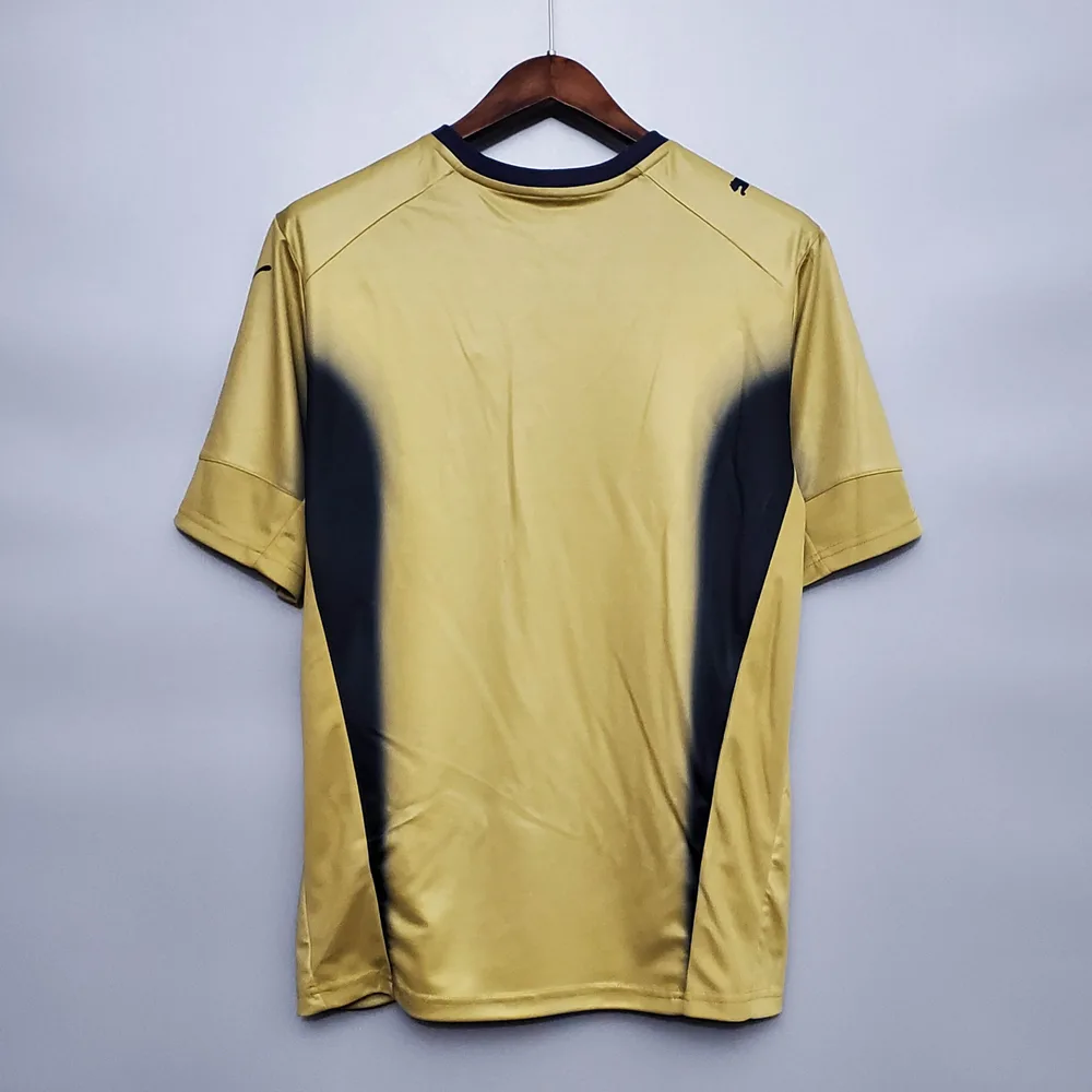 Camiseta de Fútbol Dorada de Portero Retro Italia 2006