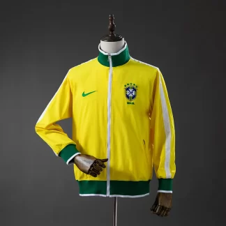 2026 Brasil 10/11 Cortavientos -Amarillo S-XXL Camiseta de Fútbol AAA Grado Fan