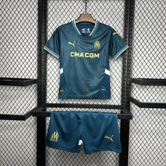 2024/2025 Olympique de Marseille Camiseta Visitante Calidad Thai Talla Infantil