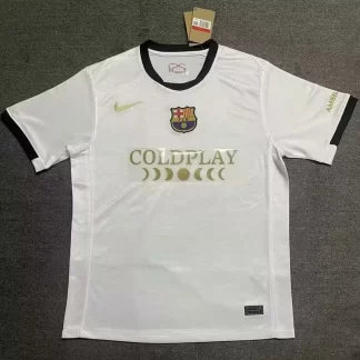 2025/2026 Barcelona blanca Spotify Camiseta Fútbol Calidad Tailandesa