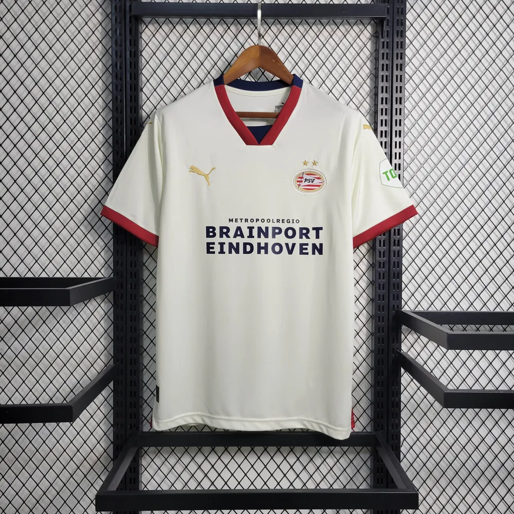 Camiseta de Fútbol Visitante Eindhoven 2023/2024 Calidad Thai