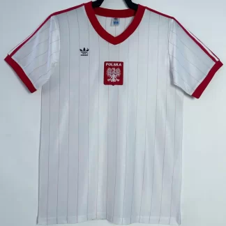 1982 Retro Polonia Local Camiseta de Fútbol Calidad Tailandesa