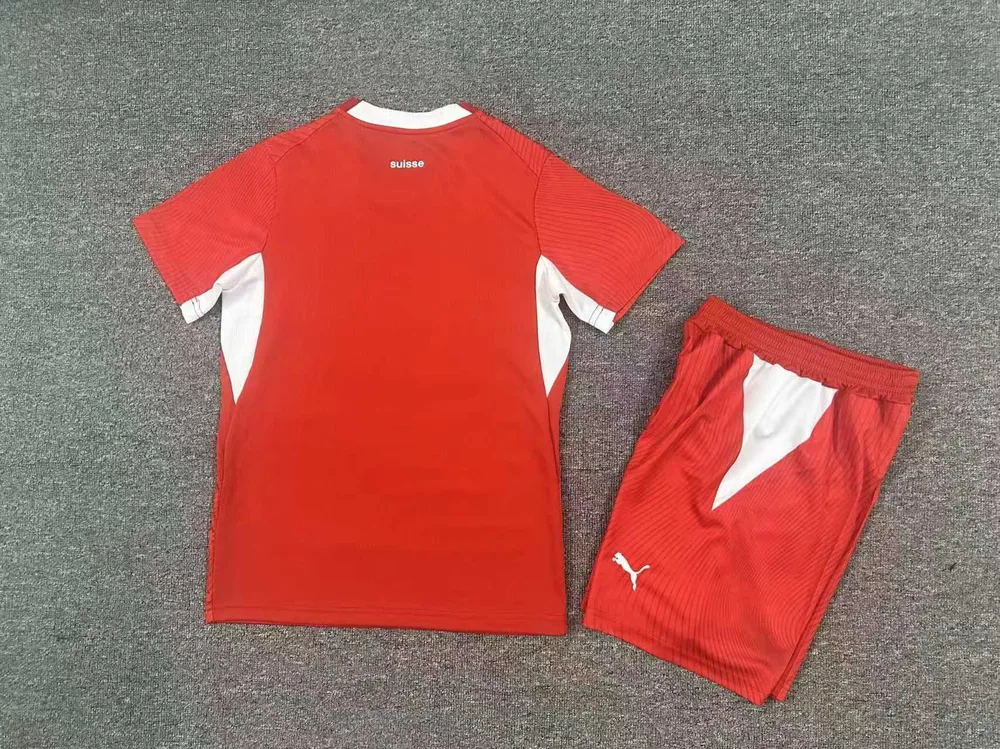 2026 Camiseta Local de la Selección de Suiza 1:1 Calidad Tailandesa Talla Infantil