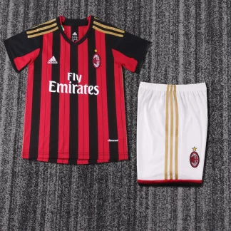 Camiseta Retro AC Milan Local 2013-2014 Talla Infantil Calidad Tailandesa