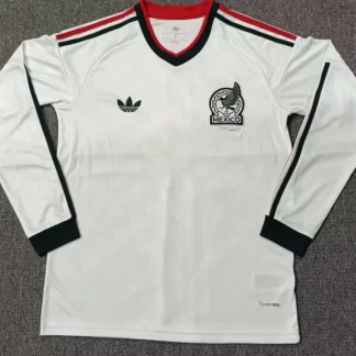 2026 Camiseta de Fútbol Manga Larga Visitante México Calidad Tailandesa