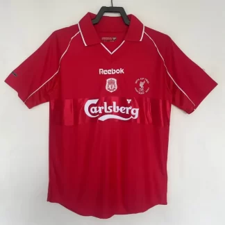 Camiseta de Fútbol Retro Local Liverpool 2000/2001 Calidad Tailandesa
