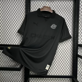 2024/2025 Camiseta 125 Aniversario Olympique de Marseille Negra Calidad Tailandesa