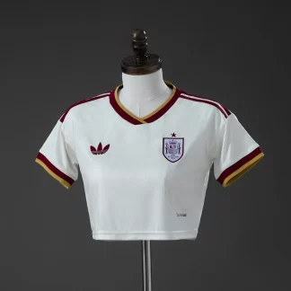 Camiseta Local Mujer Estilo Crop Top España 2026