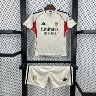 2025/2026 Benfica Visitante Camiseta de Fútbol Calidad Tailandesa Talla Infantil