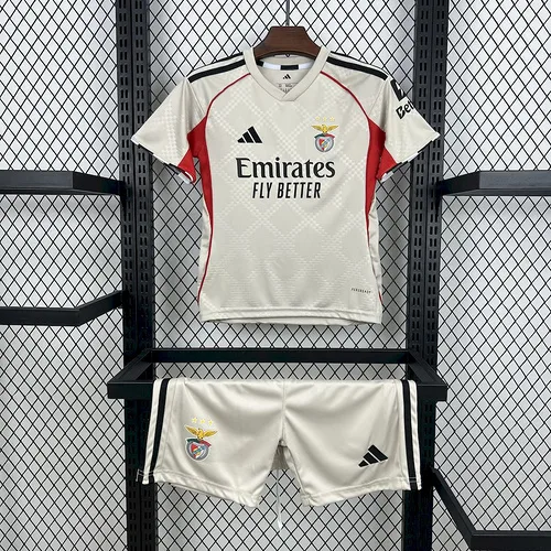 2025/2026 Benfica Visitante Camiseta de Fútbol Calidad Tailandesa Talla Infantil