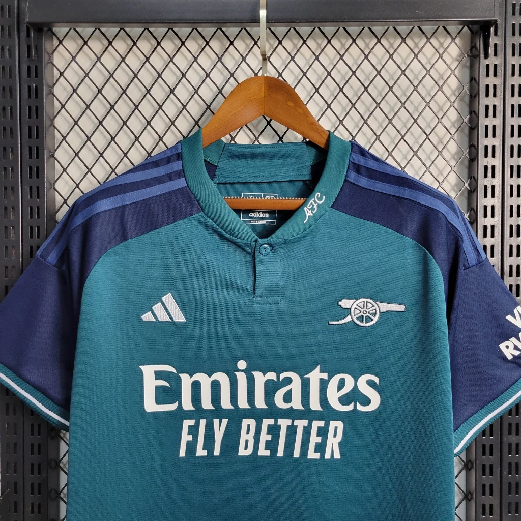 Camiseta de fútbol infantil 2023/2024 Arsenal Tercera Visitante