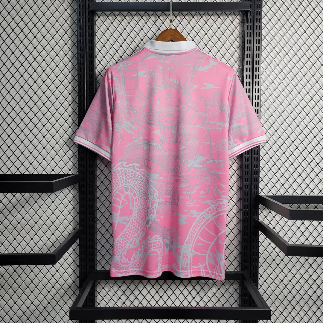 Camiseta de Fútbol Rosa del Dragón Chino del Real Madrid 2023/2024
