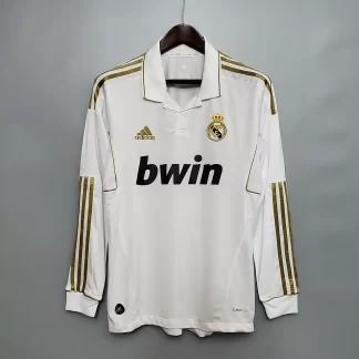 2011/2012 Retro Manga Larga Real Madrid Local