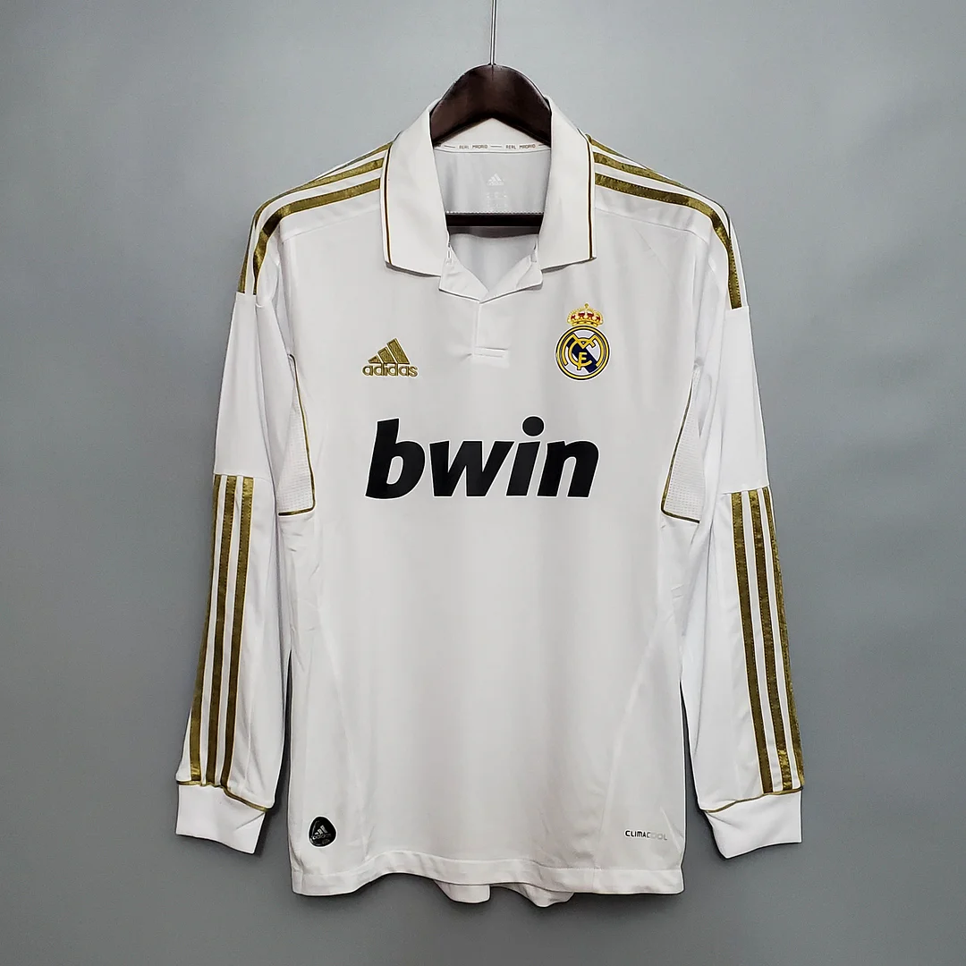 2011/2012 Retro Manga Larga Real Madrid Local