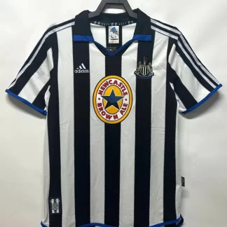 Camiseta de Fútbol Retro Newcastle United Local 1999-2000 Calidad Tailandesa
