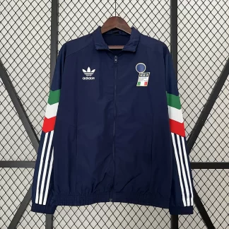 2024 Chaqueta Cortavientos Italia Azul Camiseta