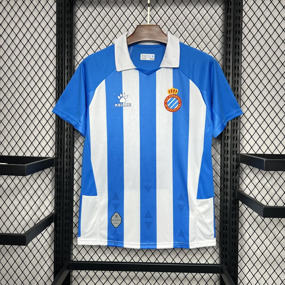 2024/2025 RCD Espanyol Camiseta de Fútbol Local Calidad Tailandesa