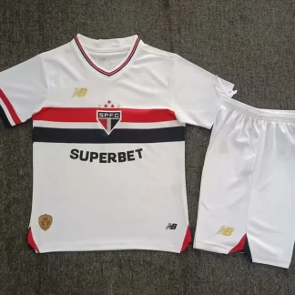 2025/2026 São Paulo Local Camiseta de Fútbol Calidad Tailandesa Talla Infantil