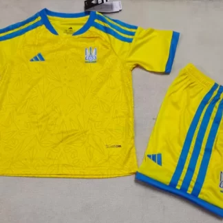 2026 Ucrania Selección Nacional Primera Equipación Local Camiseta Fútbol Calidad Tailandesa Talla Infantil