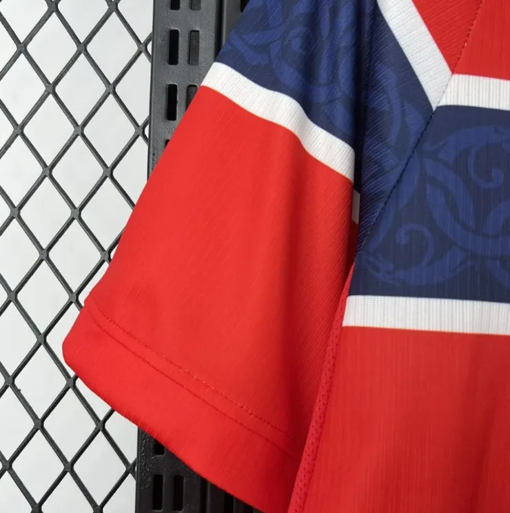 2026 Camiseta de Fútbol de la Selección de Noruega Local AAA Grado Fan