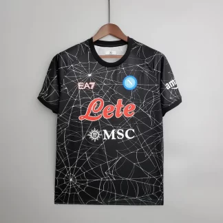 2021/2022 Napoli Edición Especial Halloween Negro Camiseta de Fútbol Calidad Tailandesa