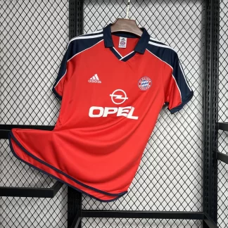 Camiseta de Fútbol Retro Bayern Munich Local 2000/2001 Calidad Thai