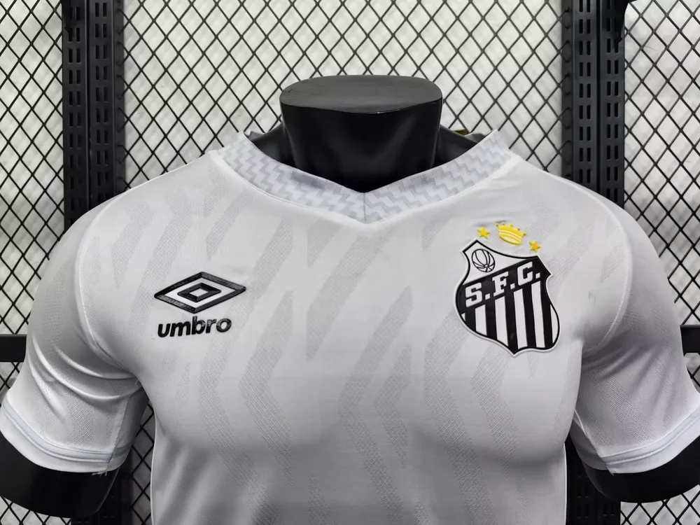 2025/2026 Versión Jugador Santos Local Camiseta Fútbol Calidad Thai