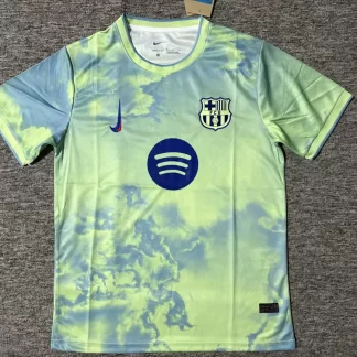 2025/2026 Barcelona Edición Especial Verde Hierba Camiseta de Fútbol Calidad Tailandesa