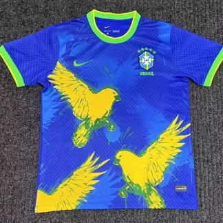 2025 Camiseta de Fútbol Azul Edición Especial Brasil AAA calidad aficionado