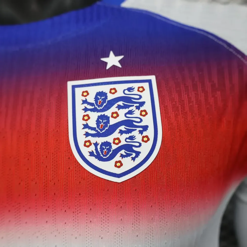 2025/2026 Camiseta de Fútbol Local de Inglaterra Versión Jugador Manga Larga Calidad Tailandesa