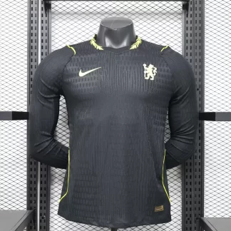 2026/2027 Versión Jugador Chelsea Suplente Manga Larga Camiseta de Fútbol 1:1 Calidad Tailandesa